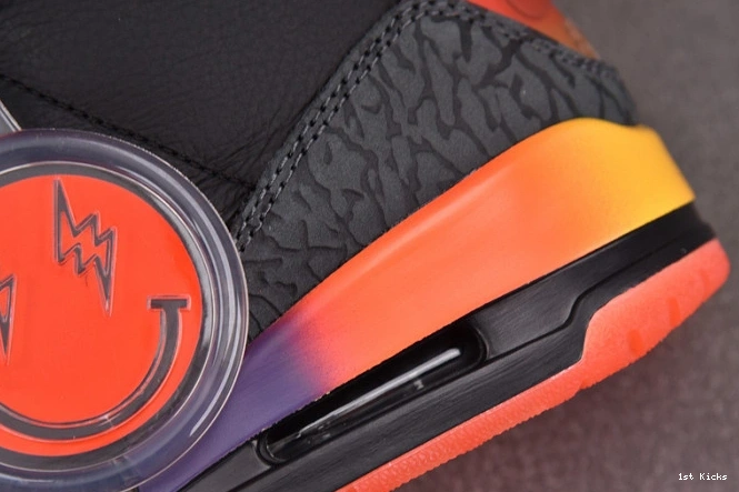 1st Kicks Shoes fn0344- 1521 AllSeason 3 x air j balvin jordan black 1112